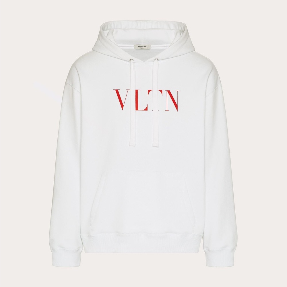 HOODED SWEATSHIRT WITH VLTN PRINT